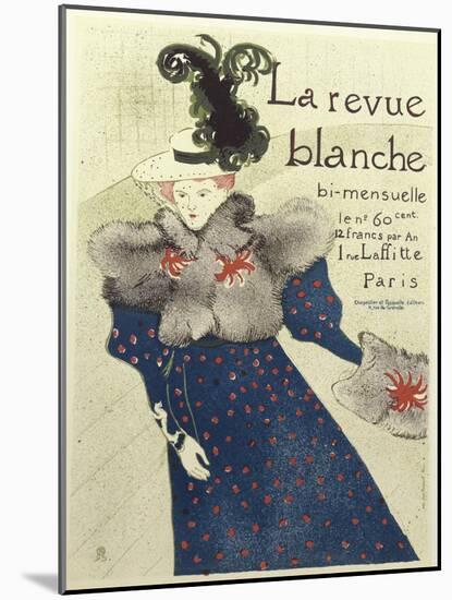 La Revue Blanche-Henri de Toulouse-Lautrec-Mounted Giclee Print