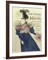 La Revue Blanche-Henri de Toulouse-Lautrec-Framed Giclee Print