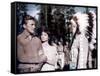 La Riviere by nos Amours THE INDIAN FIGHTER by Andre by Toth with Kirk Douglas, Elsa Martinelli and-null-Framed Stretched Canvas