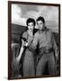 La riviere sanglante (DRUMS ACROSS THE RIVER) by Nathan Juran with Lisa Gaye and Audie Murphy, 1954-null-Framed Photo