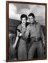 La riviere sanglante (DRUMS ACROSS THE RIVER) by Nathan Juran with Lisa Gaye and Audie Murphy, 1954-null-Framed Photo
