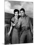 La riviere sanglante (DRUMS ACROSS THE RIVER) by Nathan Juran with Lisa Gaye and Audie Murphy, 1954-null-Mounted Photo