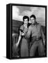 La riviere sanglante (DRUMS ACROSS THE RIVER) by Nathan Juran with Lisa Gaye and Audie Murphy, 1954-null-Framed Stretched Canvas