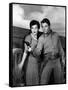 La riviere sanglante (DRUMS ACROSS THE RIVER) by Nathan Juran with Lisa Gaye and Audie Murphy, 1954-null-Framed Stretched Canvas