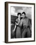 La riviere sanglante (DRUMS ACROSS THE RIVER) by Nathan Juran with Lisa Gaye and Audie Murphy, 1954-null-Framed Photo