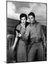 La riviere sanglante (DRUMS ACROSS THE RIVER) by Nathan Juran with Lisa Gaye and Audie Murphy, 1954-null-Mounted Photo