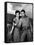 La riviere sanglante (DRUMS ACROSS THE RIVER) by Nathan Juran with Lisa Gaye and Audie Murphy, 1954-null-Framed Stretched Canvas