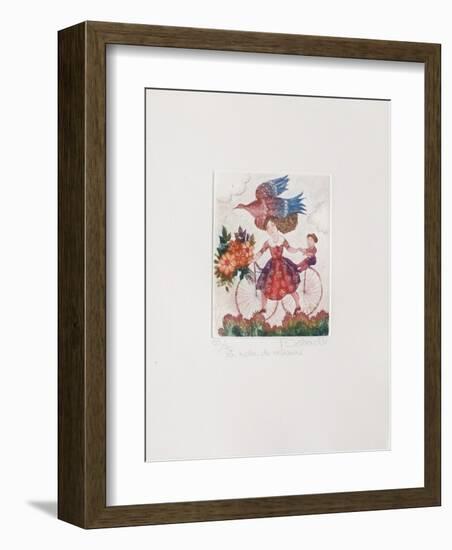 La Robe De Velours-Françoise Deberdt-Framed Limited Edition