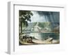 La Roche, from Views on the Seine, Engraved by Thomas Sutherland-John Gendall-Framed Giclee Print