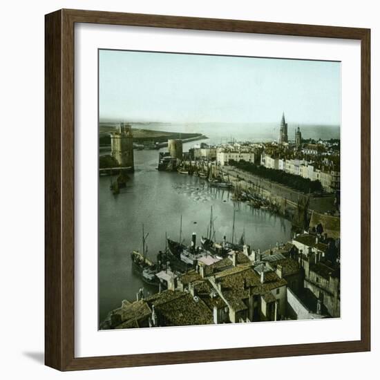 La Rochelle (Charente-Maritime, France), Panorama Taken from the Saint-Sauveur Church-Leon, Levy et Fils-Framed Photographic Print