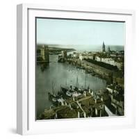 La Rochelle (Charente-Maritime, France), Panorama Taken from the Saint-Sauveur Church-Leon, Levy et Fils-Framed Photographic Print