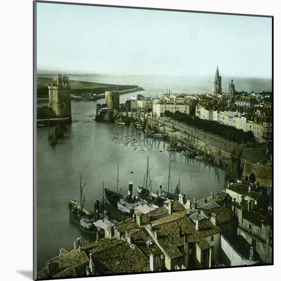 La Rochelle (Charente-Maritime, France), Panorama Taken from the Saint-Sauveur Church-Leon, Levy et Fils-Mounted Photographic Print