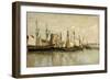 La Rochelle. Entrée Du Port D'Échouage-Jean-Baptiste-Camille Corot-Framed Giclee Print