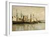 La Rochelle. Entrée Du Port D'Échouage-Jean-Baptiste-Camille Corot-Framed Giclee Print