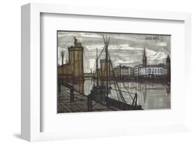 La Rochelle-Bernard Buffet-Framed Art Print