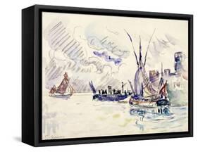 La Rochelle-Paul Signac-Framed Stretched Canvas