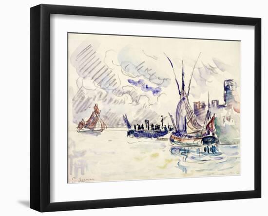 La Rochelle-Paul Signac-Framed Giclee Print