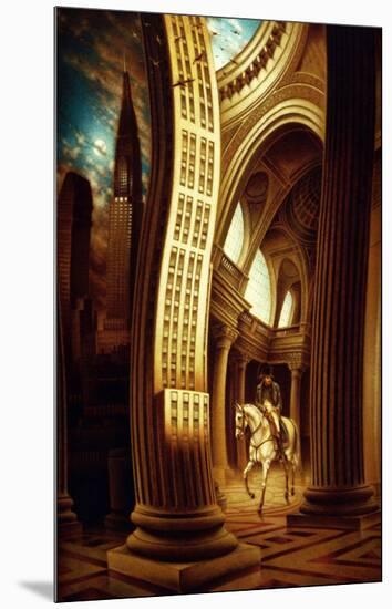 La rôdeur du Pantheon-Alain Cardinal-Mounted Art Print