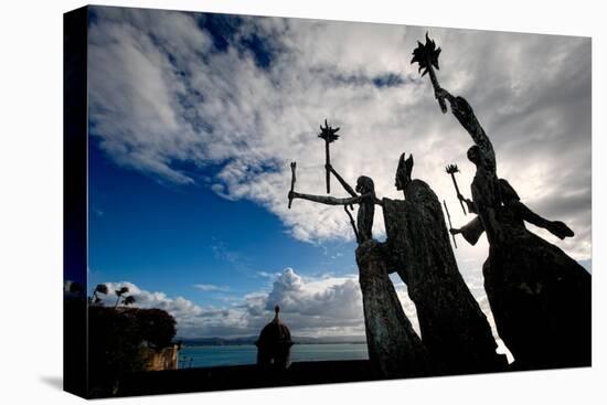 La Rogativa Sculpture, San Juan, Puerto Rico-George Oze-Stretched Canvas