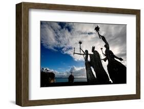 La Rogativa Sculpture, San Juan, Puerto Rico-George Oze-Framed Photographic Print