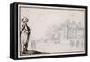 La Romaine, the Property of Claude Deruet-Jacques Callot-Framed Stretched Canvas