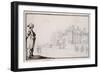 La Romaine, the Property of Claude Deruet-Jacques Callot-Framed Giclee Print