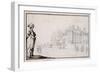 La Romaine, the Property of Claude Deruet-Jacques Callot-Framed Giclee Print