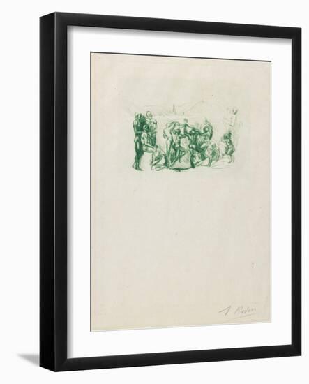 La Ronde, C. 1883-1884-Auguste Rodin-Framed Giclee Print