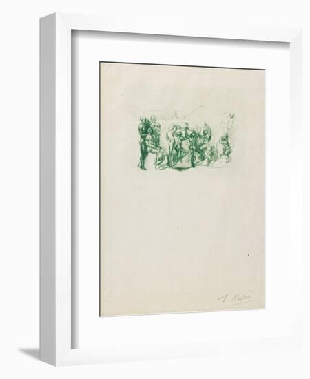 La Ronde, C. 1883-1884-Auguste Rodin-Framed Giclee Print