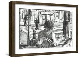 La Rotonde - Paris, 2003-Vincent Alexander Booth-Framed Giclee Print