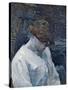 La Rousse in a White Blouse, 1889-Henri de Toulouse-Lautrec-Stretched Canvas