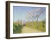 La Route de Limoux a Alete-les-Bains-Achille Lauge-Framed Premium Giclee Print