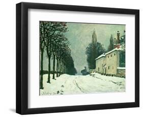 La Route De Louveciennes, Hiver, 1874-Alfred Sisley-Framed Giclee Print