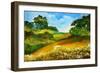 La Route De Mouline, 2015-Patricia Brintle-Framed Premium Giclee Print