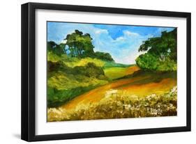 La Route De Mouline, 2015-Patricia Brintle-Framed Premium Giclee Print