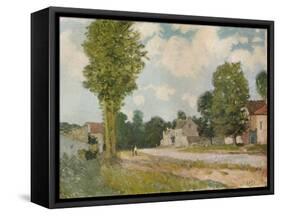 La Route de Versailles, 19th century, (1929)-Alfred Sisley-Framed Stretched Canvas