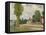 La Route de Versailles, 19th century, (1929)-Alfred Sisley-Framed Stretched Canvas