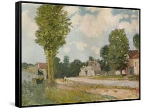 La Route de Versailles, 19th century, (1929)-Alfred Sisley-Framed Stretched Canvas