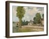 La Route de Versailles, 19th century, (1929)-Alfred Sisley-Framed Giclee Print