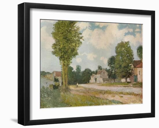 La Route de Versailles, 19th century, (1929)-Alfred Sisley-Framed Giclee Print