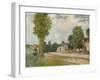 La Route de Versailles, 19th century, (1929)-Alfred Sisley-Framed Giclee Print