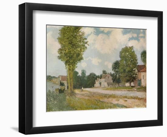 La Route de Versailles, 19th century, (1929)-Alfred Sisley-Framed Giclee Print