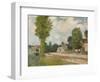 La Route de Versailles, 19th century, (1929)-Alfred Sisley-Framed Giclee Print