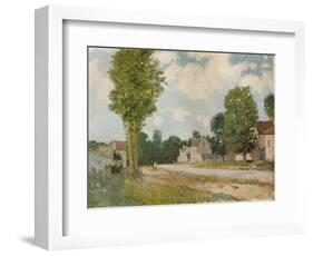 La Route de Versailles, 19th century, (1929)-Alfred Sisley-Framed Giclee Print