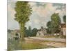 La Route de Versailles, 19th century, (1929)-Alfred Sisley-Mounted Giclee Print