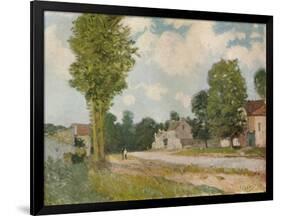 La Route de Versailles, 19th century, (1929)-Alfred Sisley-Framed Giclee Print