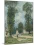 La route de Versailles-Alfred Sisley-Mounted Giclee Print