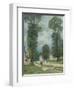 La route de Versailles-Alfred Sisley-Framed Giclee Print