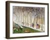 La Route, Effet Du Neige, 1879-Camille Pissarro-Framed Giclee Print