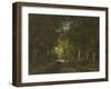 La Route sous-bois-Narcisse Diaz de la Pena-Framed Giclee Print